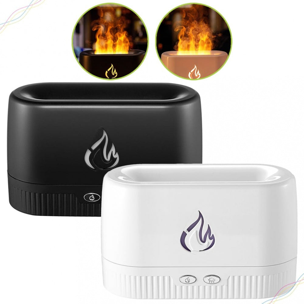 Umidificador e Difusor de Aromas ÊZA Flame Efeito de Chamas - EZA02CD
