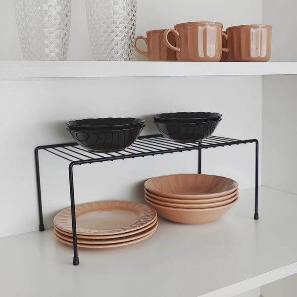 Organizador de Prateleira Aramado em Aço Carbono Êza Decor
