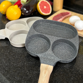Frigideira Antiaderente Cerâmica para Ovos 3 em 1 Êza Decor